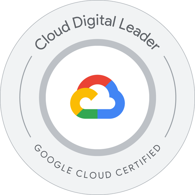 Google Cloud Digital Leader Badge
