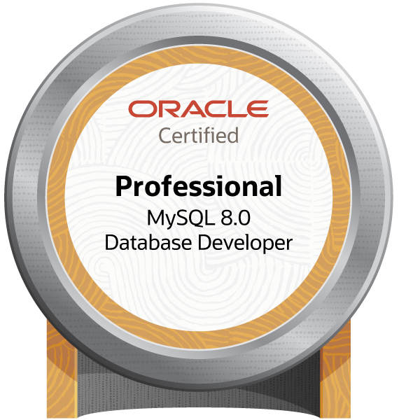 Oracle MySQL Administrator Badge