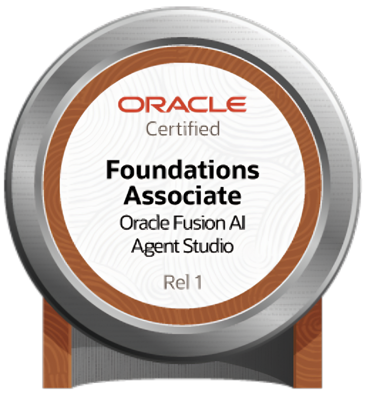 Oracle Fusion AI Badge