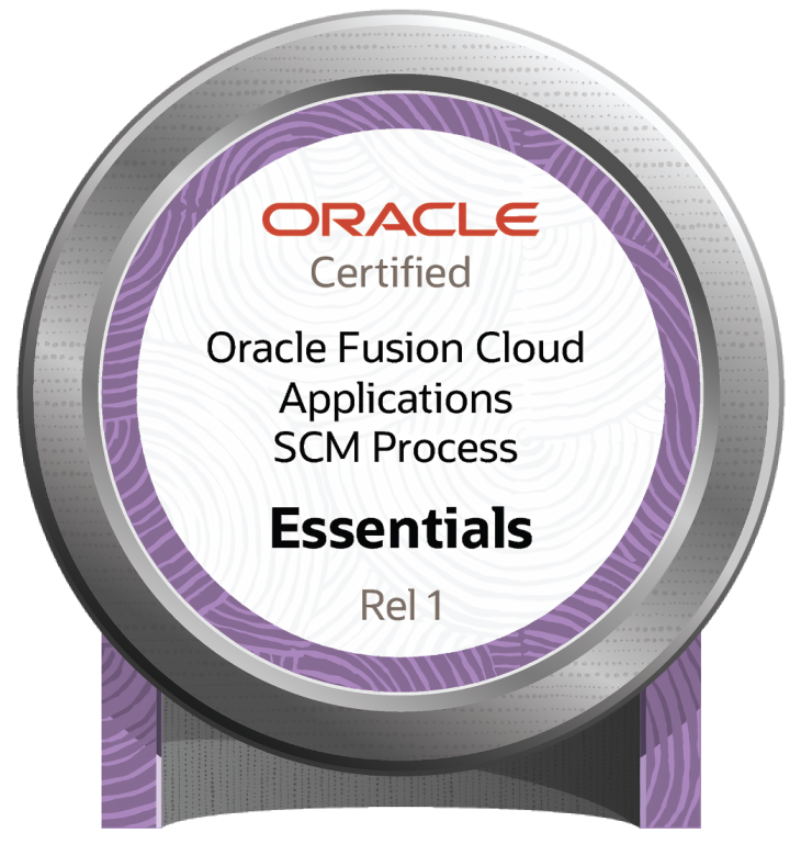 Oracle SCM Badge